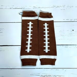 Football Baby Toddler Leggings Leg Warmers Super Bowl Brown